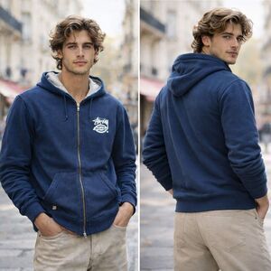 Stussy | Shirts | Stussy Zip Up Guam Hoodie Nwt Multiple Sizes